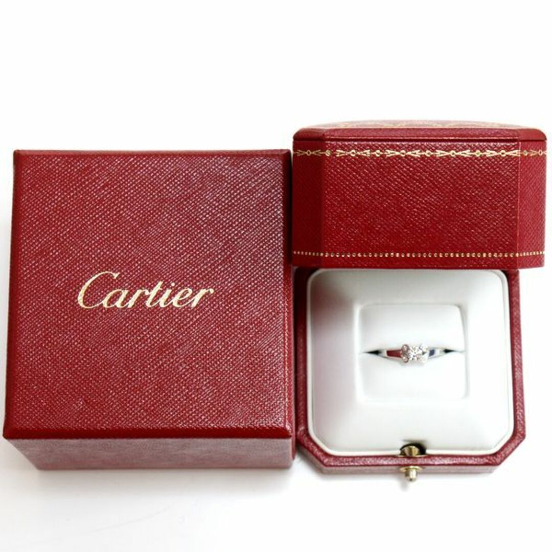 カルティエ バレリーナ リング 0.31CT G VVS2 3EXT