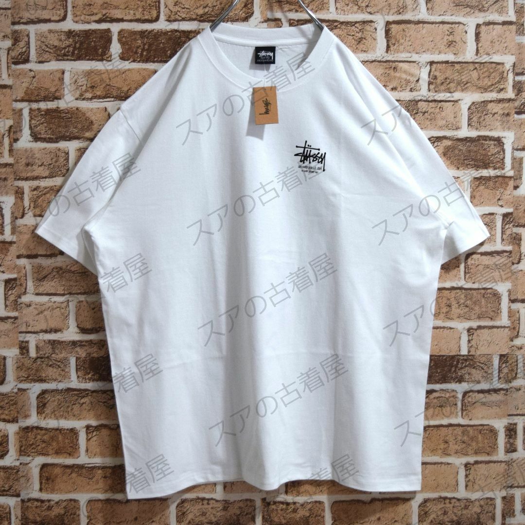 《ステューシー》即完モデル 正規・新品タグ ドラゴン ホワイト XL Tシャツ