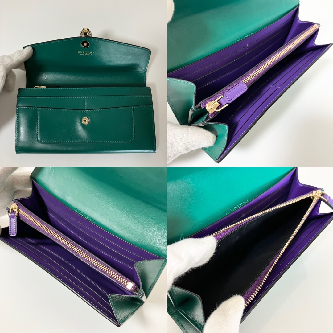 BVLGARI - BVLGARI ブルガリ セルペンティ スネーク 蛇 長財布 BVLGARI - BVLGARI ブルガリ セルペンティ スネーク 蛇 長財布