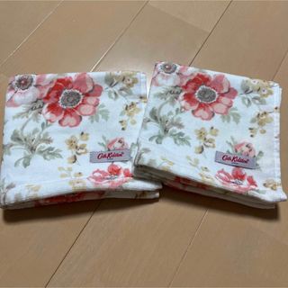 キャスキッドソン(Cath Kidston)の新品　キャスキッドソン　ハンドタオル　タオル　ハンカチ　2枚セット　(ハンカチ)