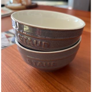 ストウブ(STAUB)のSTAUB ボウル 12cm アンティークグレー　2個セット(食器)