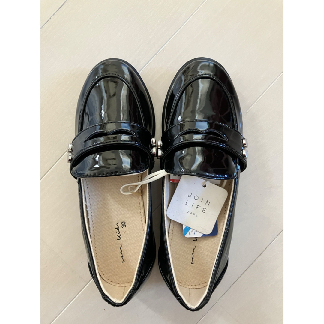 ZARA KIDS(ザラキッズ)のキッズ靴　ローファー 19 キッズ/ベビー/マタニティのキッズ靴/シューズ(15cm~)(ローファー)の商品写真