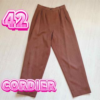 コルディア(CORDIER)のCORDIER コルディア　テーパードパンツ　ボトムス　カジュアルパンツ　LL(カジュアルパンツ)