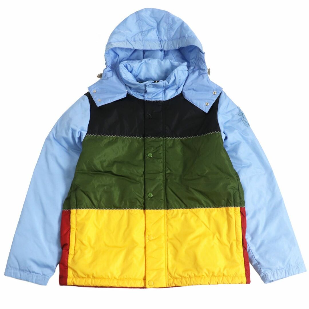 未使用品□2020年製 モンクレールジーニアス 1 JW ANDERSON ロゴワッペン BOREALIS WZIP ライトダウンジャケット マルチカラー 3 正規品 t08-st30309-495のサムネイル