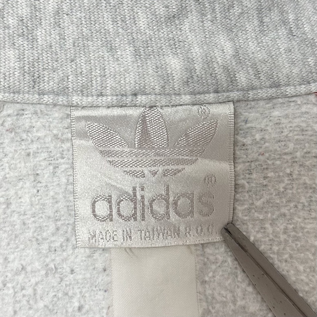 adidas(アディダス)のadidas/アディダス★80s★トラックジャケット/ジャージ★グレー×赤★M メンズのトップス(ジャージ)の商品写真