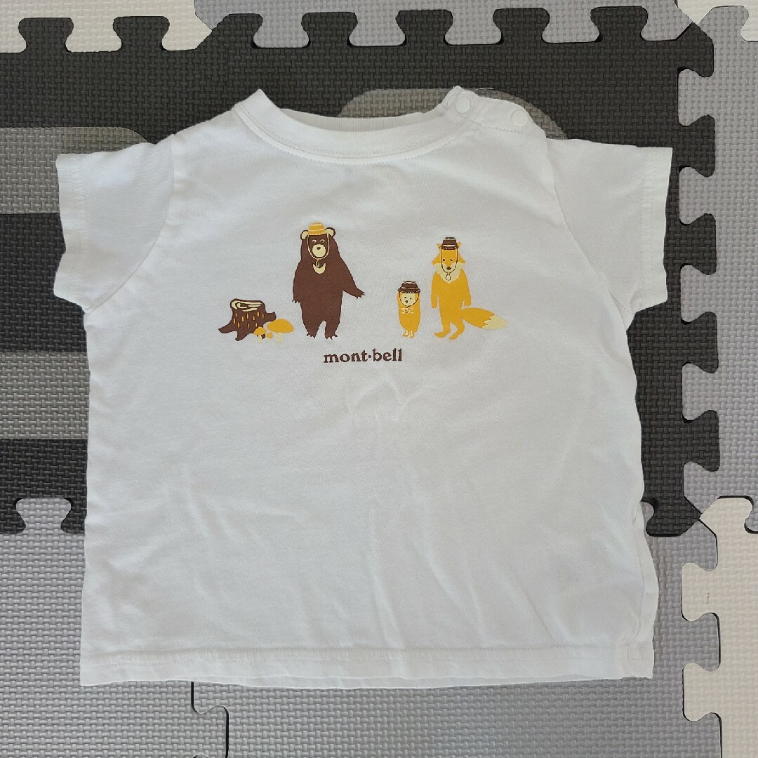 mont bell(モンベル)のモンベル　Tシャツ　80サイズ キッズ/ベビー/マタニティのベビー服(~85cm)(Ｔシャツ)の商品写真