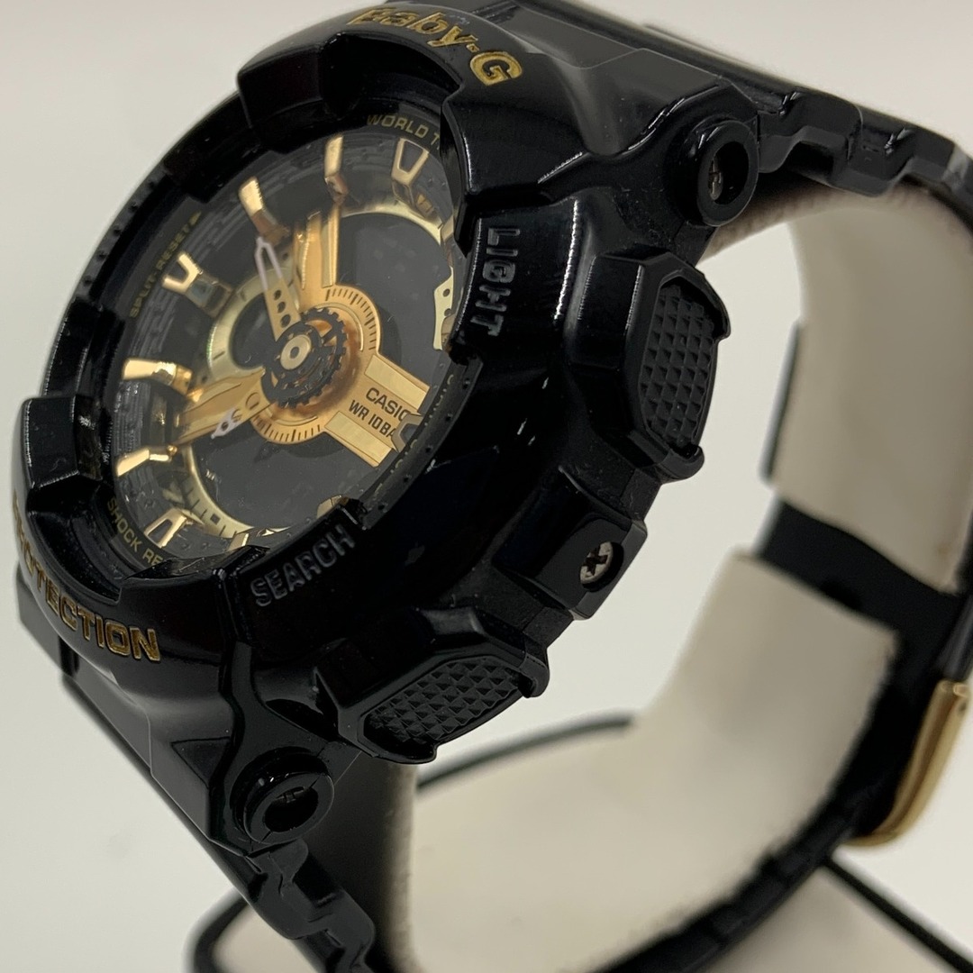 CASIO(カシオ)の〇〇CASIO カシオ Baby-G ベビージー レディース 腕時計 BA-110 ブラック x ゴールド レディースのファッション小物(腕時計)の商品写真