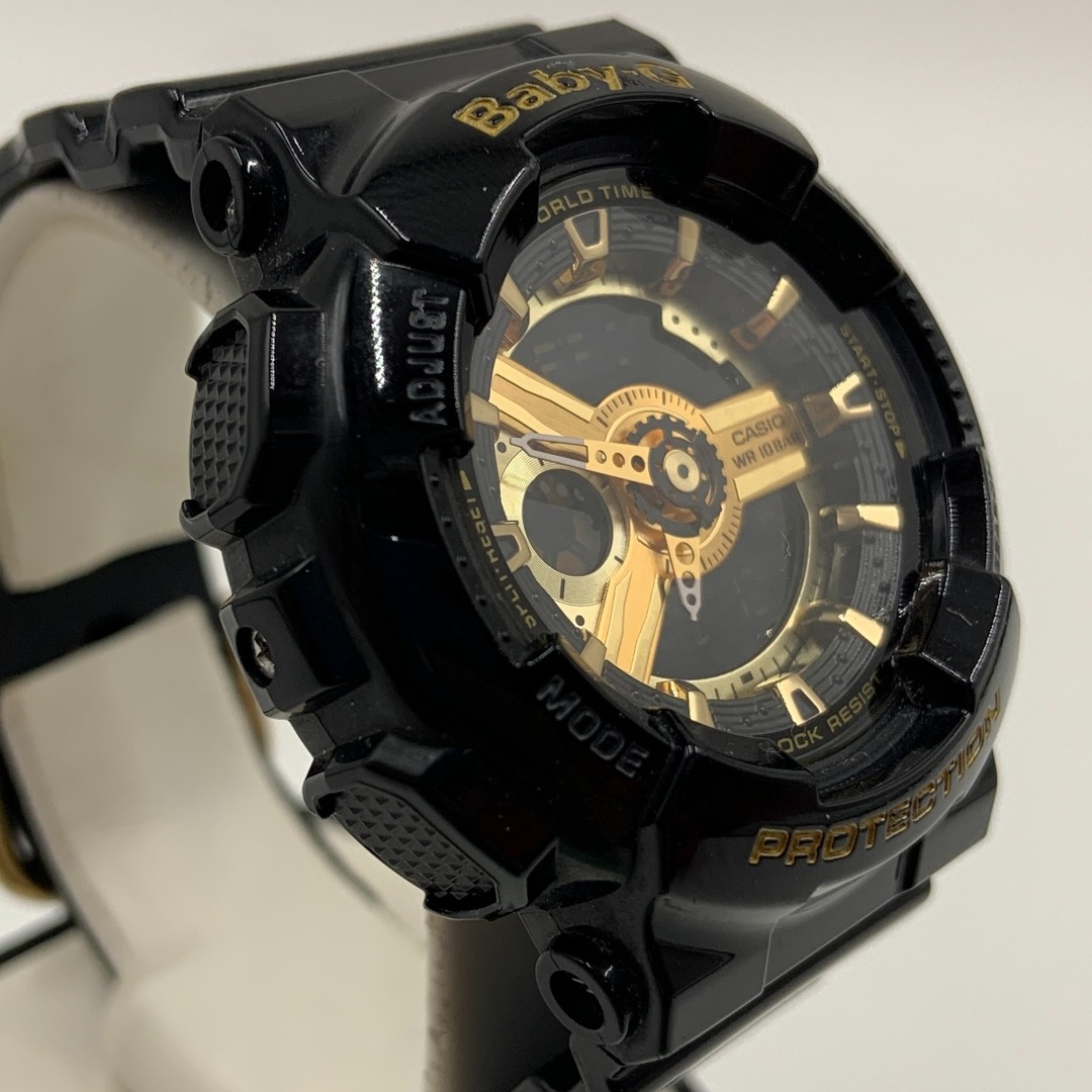 CASIO(カシオ)の〇〇CASIO カシオ Baby-G ベビージー レディース 腕時計 BA-110 ブラック x ゴールド レディースのファッション小物(腕時計)の商品写真