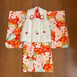 （専用）七五三　着物セット　３歳　お被布(和服/着物)