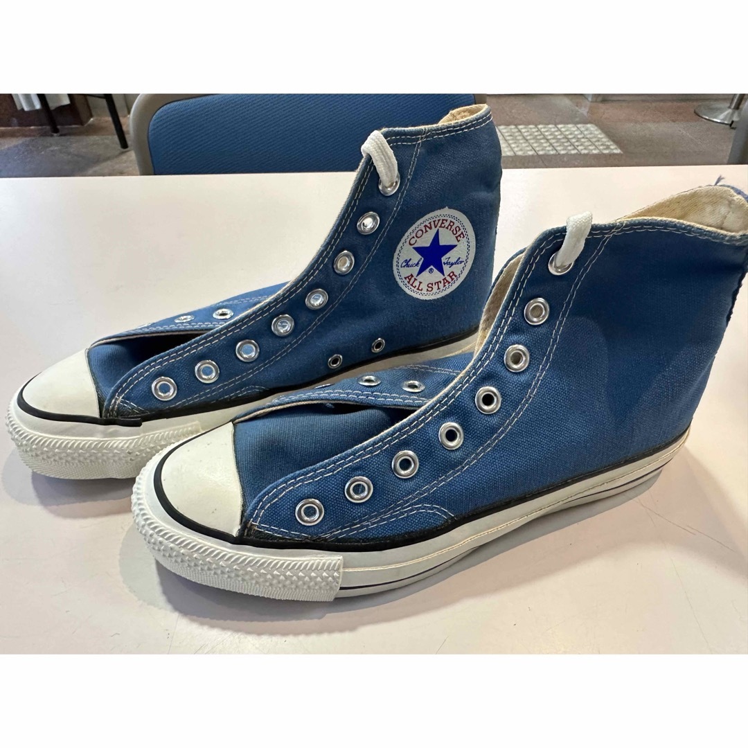 CONVERSE - 80s USA製 コンバース オールスター 水色 25.5センチ 新品