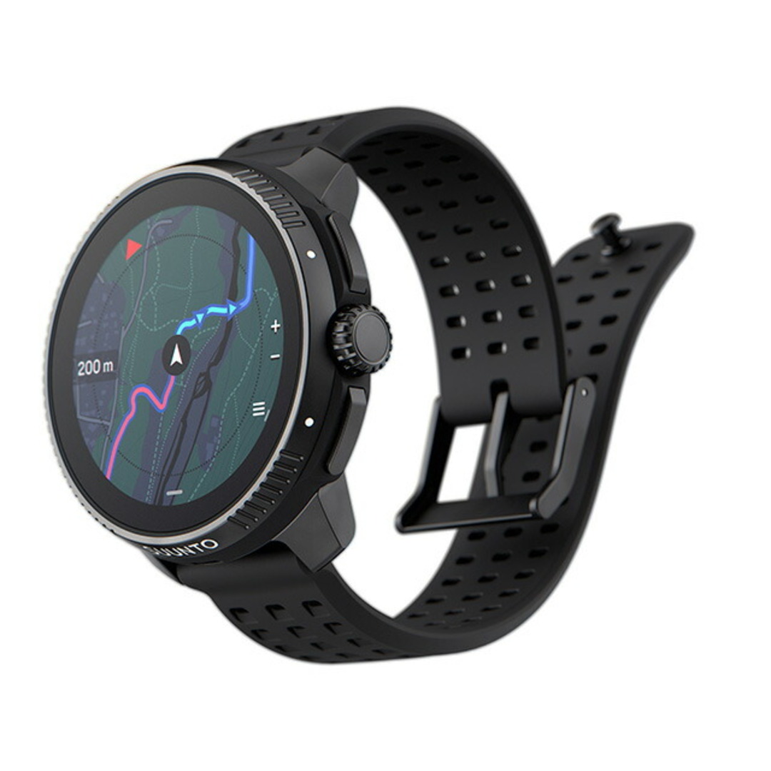 SUUNTO(スント)の【新品】スント SUUNTO 腕時計 メンズ SS050929000 レース オールブラック 充電式クオーツ 液晶xブラック デジタル表示 メンズの時計(腕時計(アナログ))の商品写真