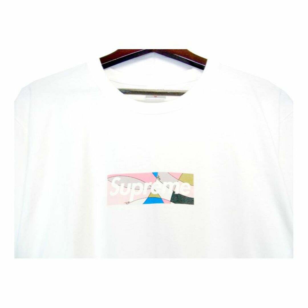 シュプリーム Supreme × エミリオプッチ Emilio Pucci ■ 21SS 【 Box Logo Tee】 ボックス ロゴ 半袖  Tシャツ n3891