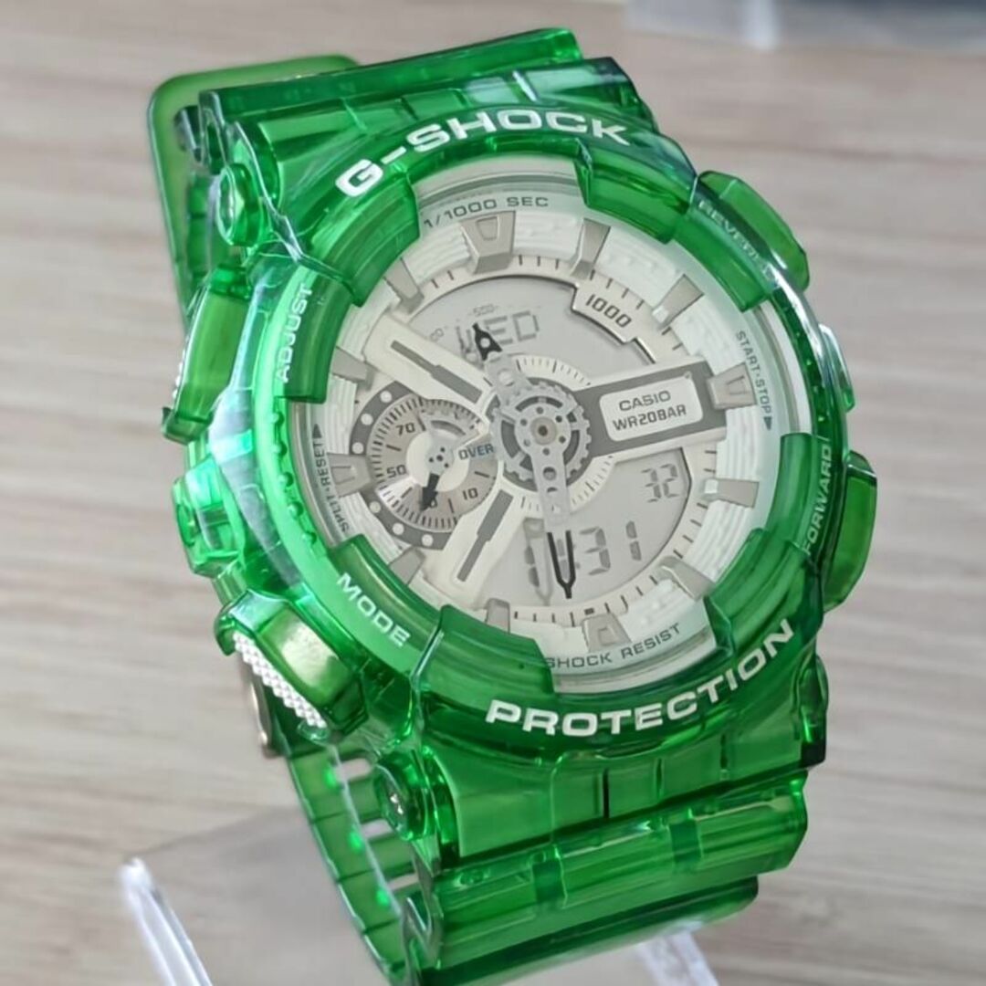 CASIO - G-SHOCK GA-110 キャンディグリーン ベゼル & ベルト 電池新品