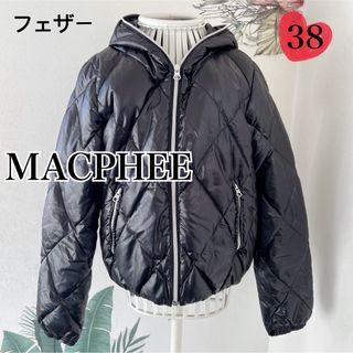 MACPHEE - マカフィーMACPHEEポリエステルコットンダウンノーカラー ...