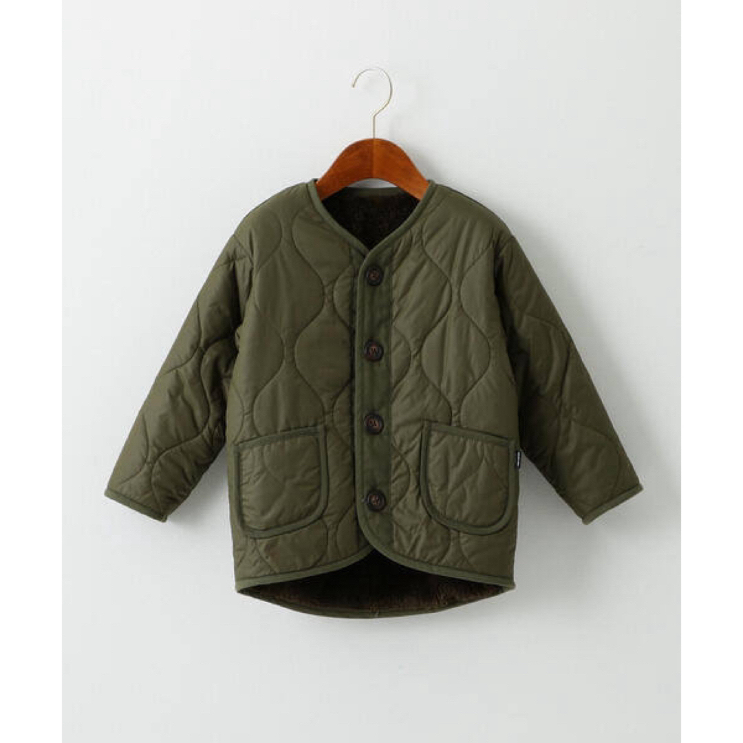 UNITED ARROWS green label relaxing(ユナイテッドアローズグリーンレーベルリラクシング)のgreen label relaxing リップストップキルトコートリバーシブル キッズ/ベビー/マタニティのキッズ服女の子用(90cm~)(コート)の商品写真