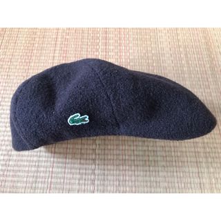 ラコステ(LACOSTE)のLACOSTE 日本製　ウール混ハンチング　57.5cm ブラウン(ハンチング/ベレー帽)