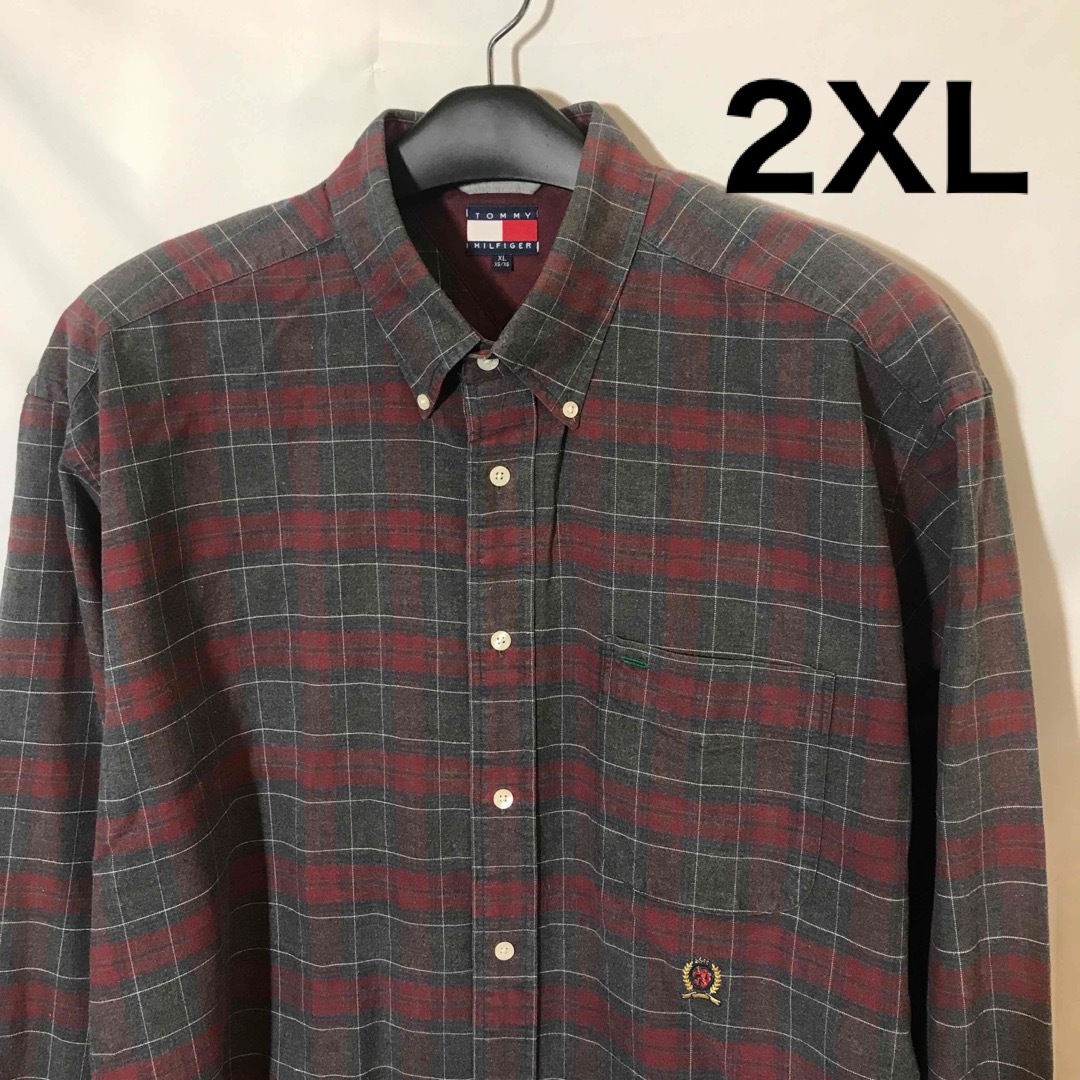 TOMMY HILFIGER(トミーヒルフィガー)のトミーヒルフィガーシャツ　2XL メンズのトップス(シャツ)の商品写真