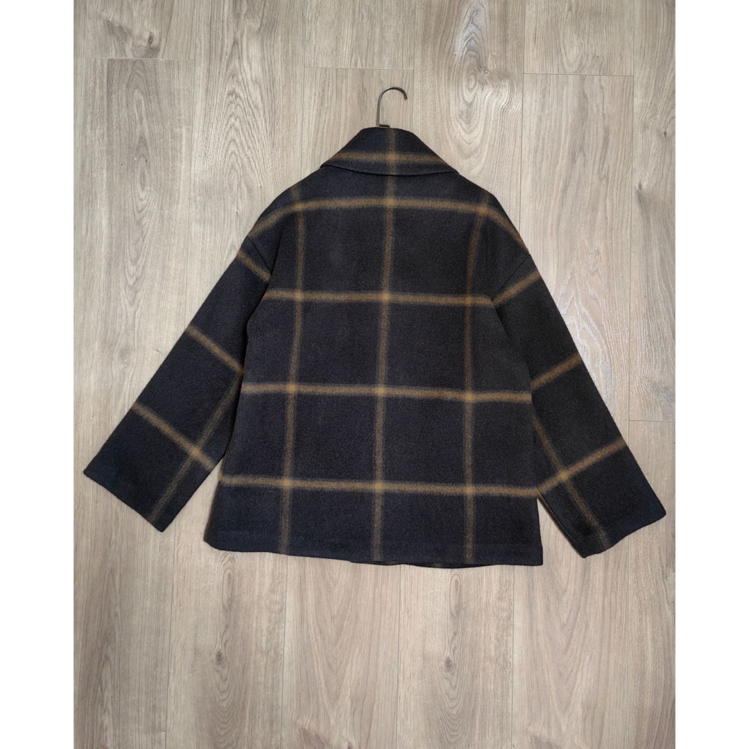 ❤️Reformation 新作新品　ブラウン　チェック　コート　オシャレ　3色 レディースのジャケット/アウター(ピーコート)の商品写真