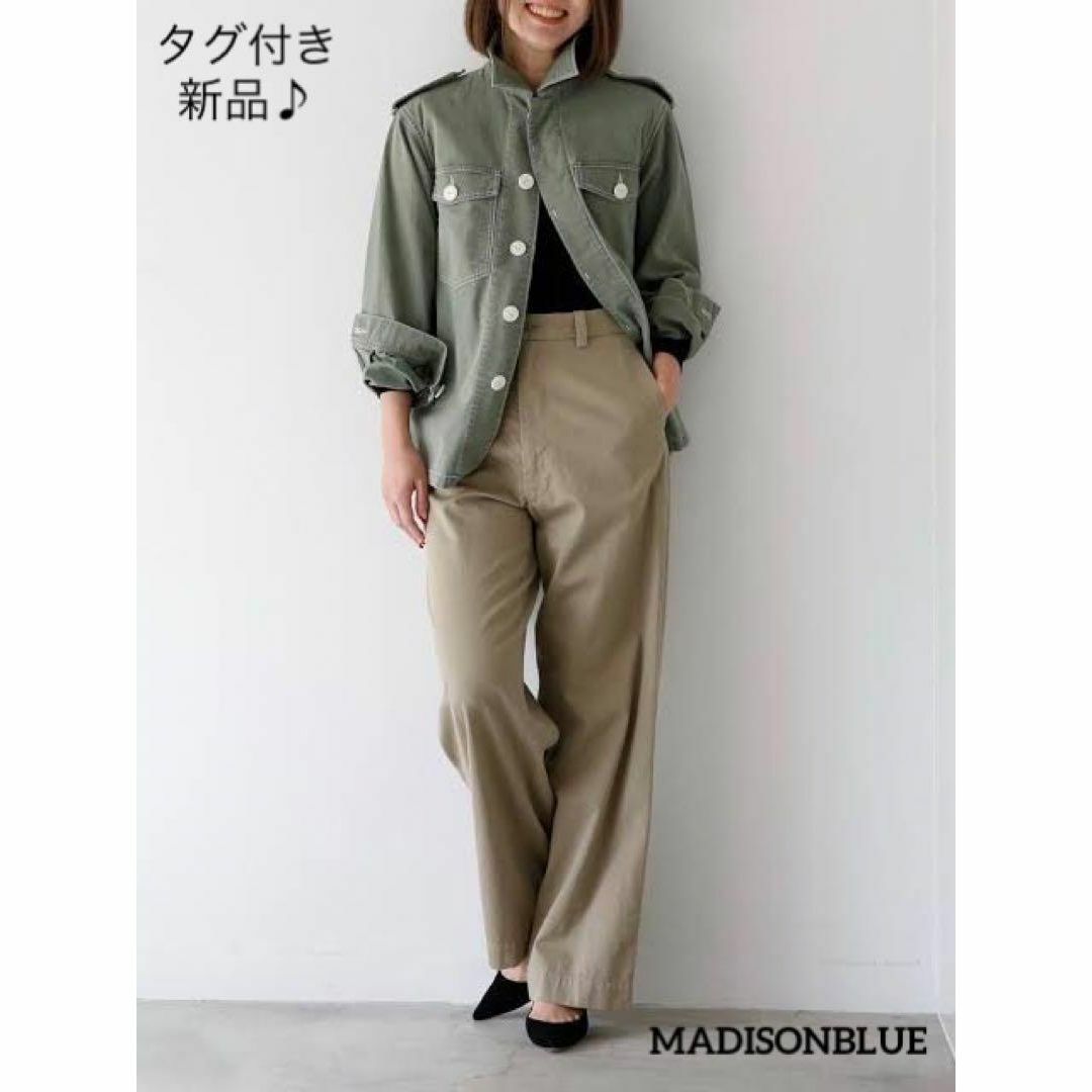 MADISONBLUE - タグ付き新品♪ MADISONBLUE BACK SATIN WORK JKTの通販