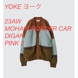 YOKE - YOKE ヨーク カーディガン 2(M位) 青 【古着】【中古】の通販