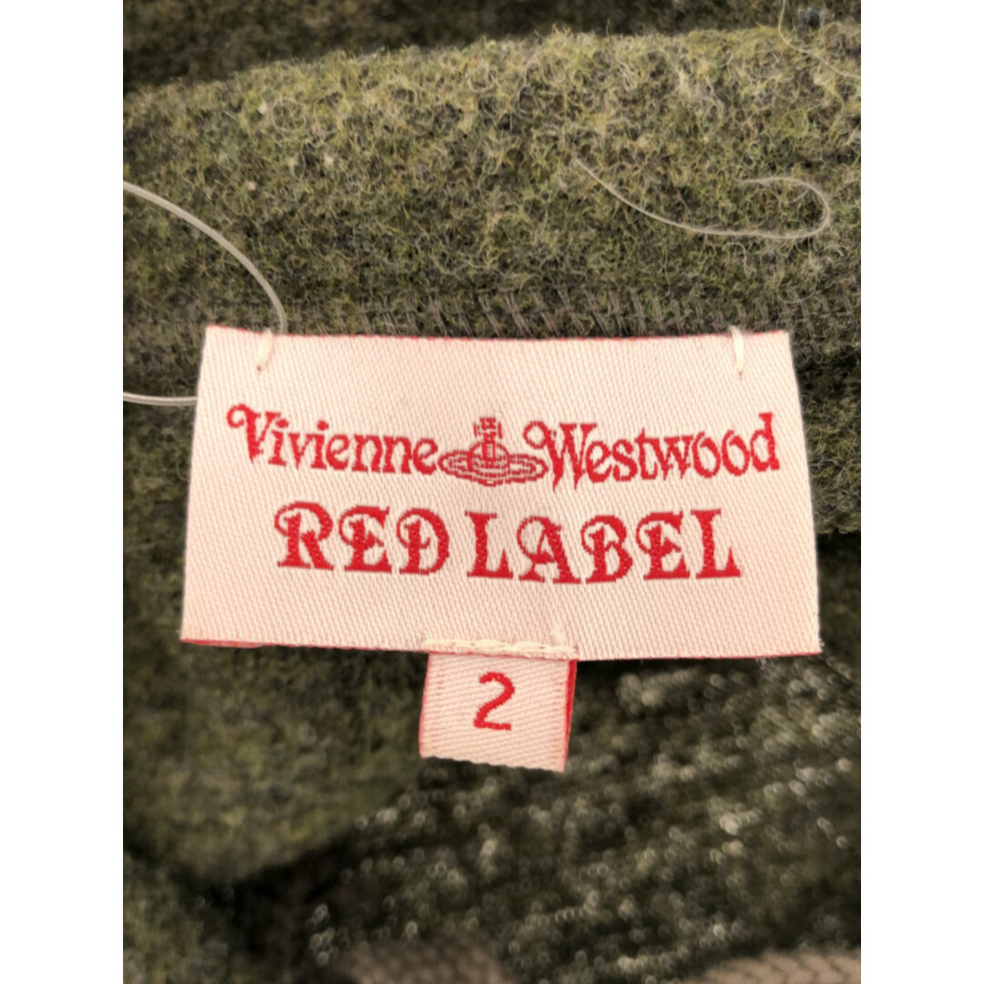 Vivienne Westwood(ヴィヴィアンウエストウッド)のVivienne Westwood RED LABEL ヴィヴィアンウエストウッド レッドレーベル ウールナイロンレースカットソー カーキ 2 レディースのトップス(その他)の商品写真