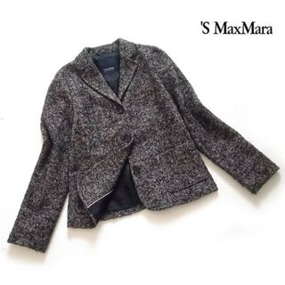 エスマックスマーラ('S Max Mara)のエスマックスマーラ S MaxMara■ウール混 ジャケット ブラック(テーラードジャケット)