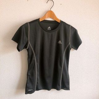 アディダス(adidas)のadidas♡定番スポーツTシャツ♡ブラックS♡ウォーキング♡ジム♡アディダス♡(Tシャツ(半袖/袖なし))