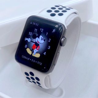 アップルウォッチ(Apple Watch)のアップルウォッチ series3  黒 42mm Apple スマートウォッチ(その他)