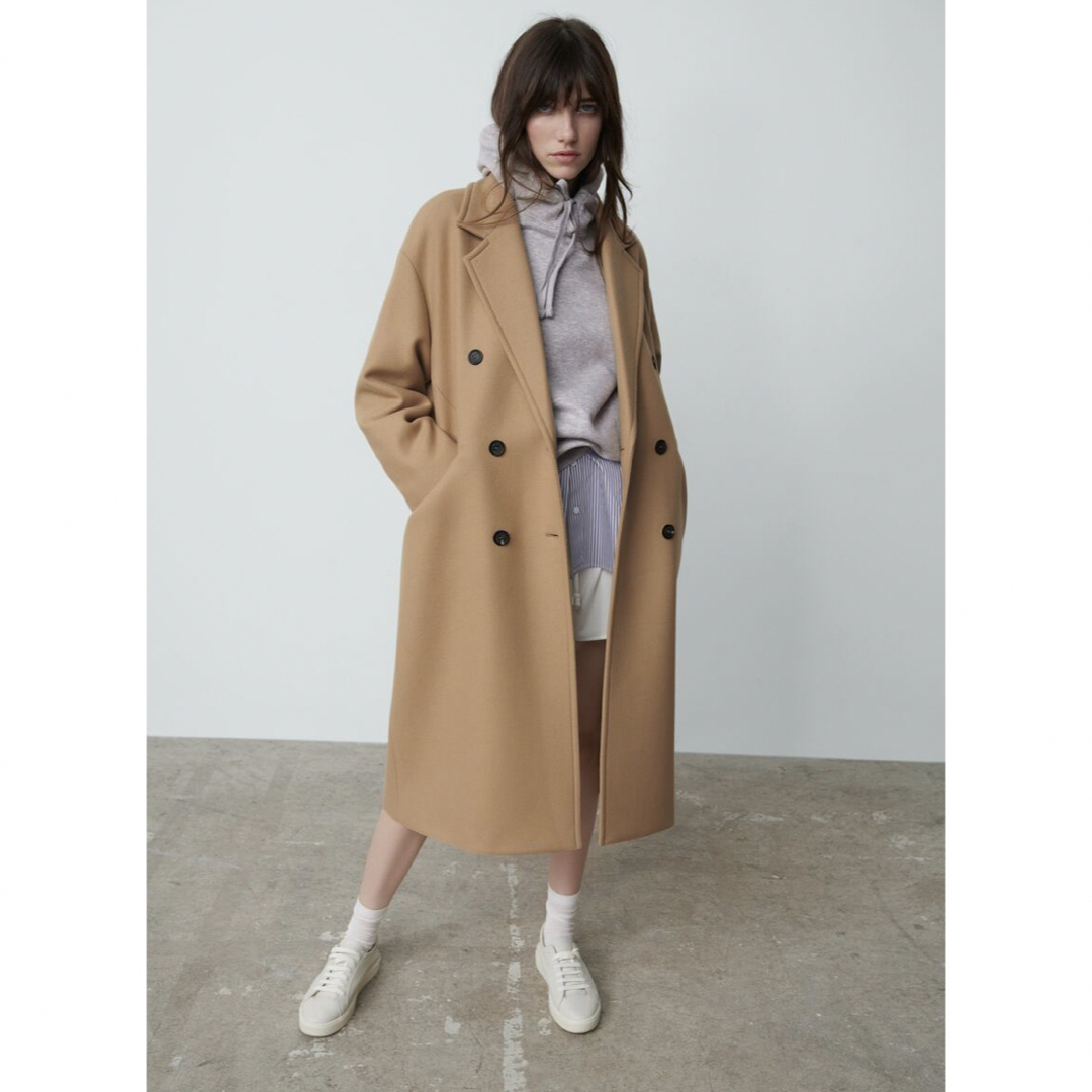 ZARA オーバーサイズウールブレンドコート