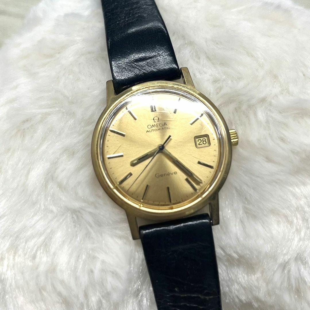 OMEGA大幅値下げ⑧オメガ　ジュネーブ　オートマチック　ゴールド　腕時計