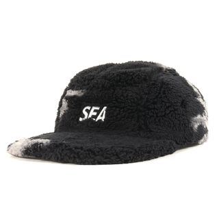 ウィンダンシー(WIND AND SEA)のWIND AND SEA ウィンダンシー キャップ 23SS パームツリー フリース ジェットキャップ Palm tree Fleece Cap ブラック 黒 帽子 【メンズ】(キャップ)