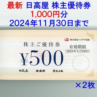 【返却不要】アトム（コロワイド）株主優待20000円分　2023.6.30まで