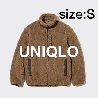 【即購入OK】old UNIQLO　中綿ジャケット　サイズM　黒　襟フリース