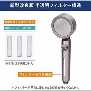 シャワーヘッド 節水 大面積シャワー BITTOP独自シルクタッチ水流