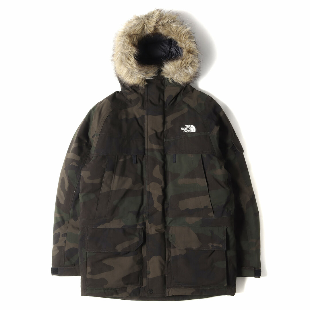 ジャケット/アウターTHE NORTH FACE ノースフェイス ダウン ジャケット サイズ:S カモフラージュ マクマードパーカ Novelty McMurdo Parka ND91410 ウッドランドカモ(WC) 迷彩 アウター ブルゾン コート【メンズ】【美品】