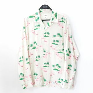 BEDWIN & THE HEARTBREAKERS - BEDWIN 23ss L/S OPEN COLLAR ALOHA