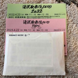 滝沢歌舞伎チケット　使用済み(男性アイドル)