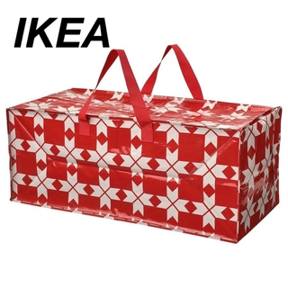 イケア(IKEA)のイケア　VINTERFINT ヴィンテルフィント 収納バッグ レッド 1枚(収納/キッチン雑貨)