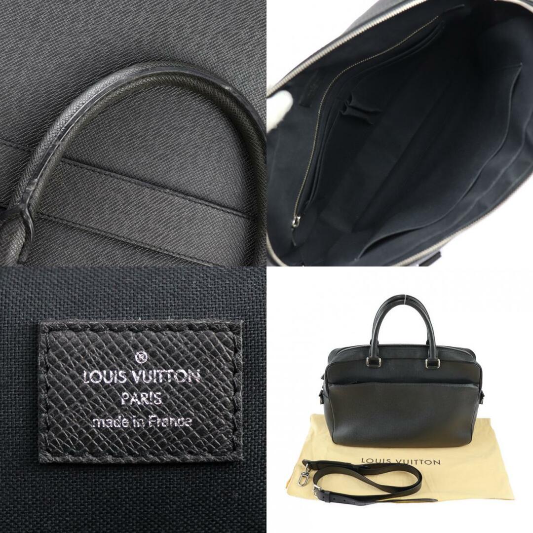 LOUIS VUITTON ルイ ヴィトン PDB ポルト ドキュマン ビジネス PM ビジネスバッグ M32952 タイガ アルドワーズ  シルバー金具 2WAY ショルダーバッグ ブリーフケース 【本物保証】