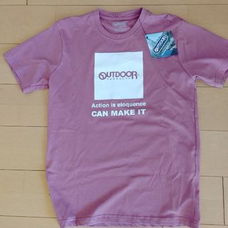 アウトドア(OUTDOOR)のアウトドアTシャツ　カラー　ピンク(Tシャツ/カットソー(半袖/袖なし))