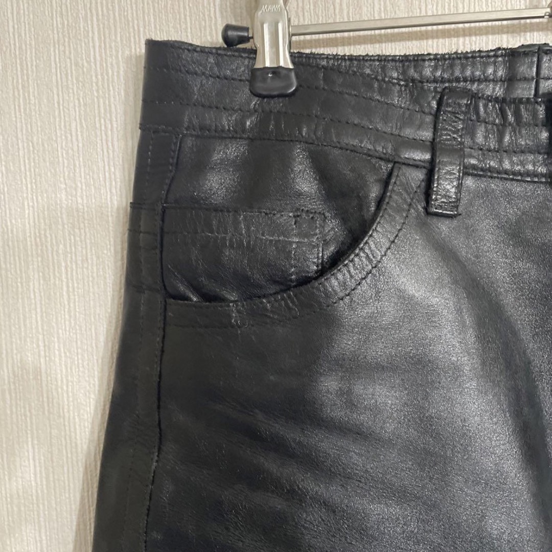 jean paul gaultier homme レザー　パンツ