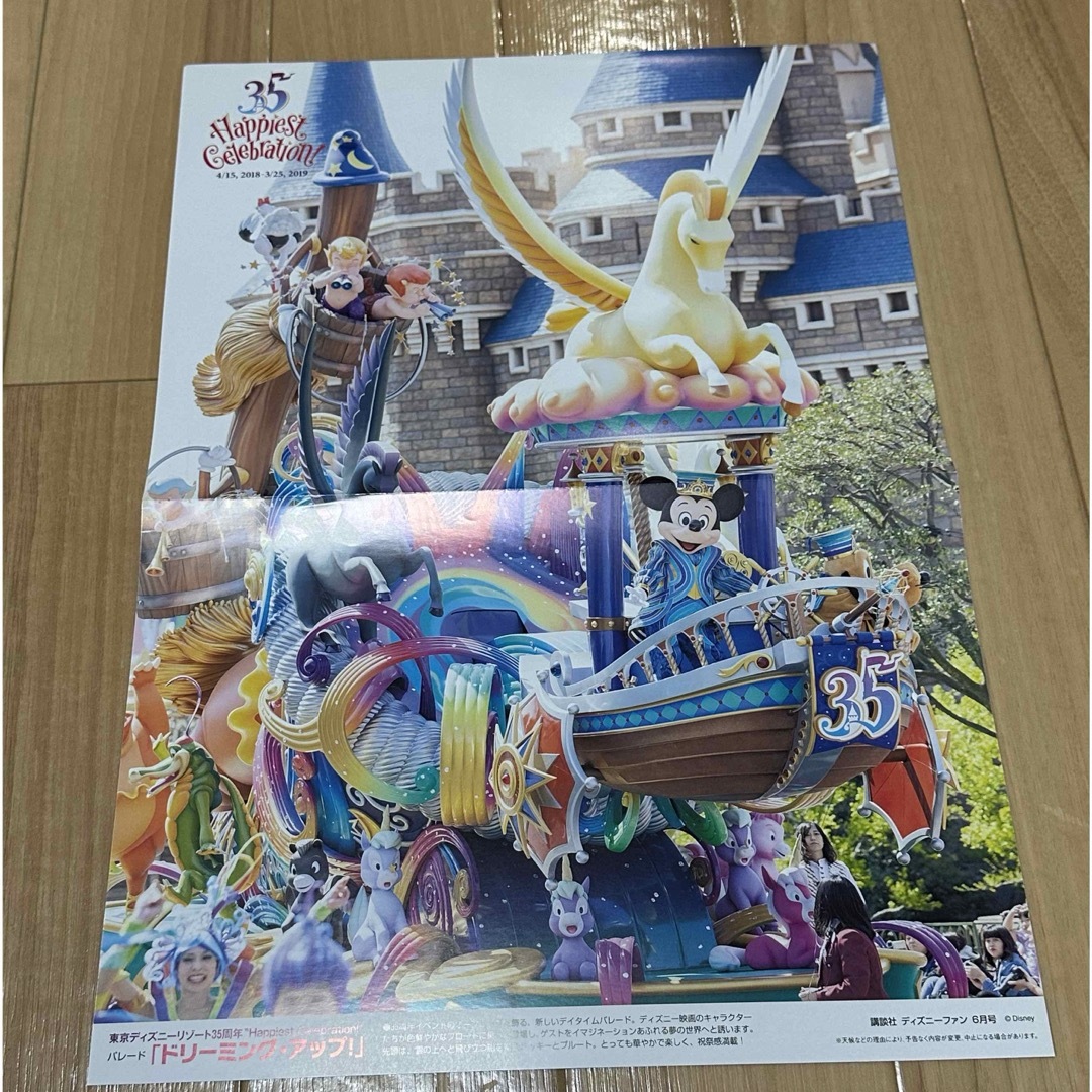 Disney(ディズニー)のディズニーファン付録 ポスター エンタメ/ホビーのアニメグッズ(ポスター)の商品写真