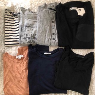 トップス7点セット★まとめ売りタグ付未使用あり　ZARA SLY moussy (カットソー(長袖/七分))