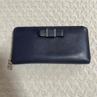 コーチ(COACH)のコーチ　coach 財布　長財布　ネイビー　紺色(財布)