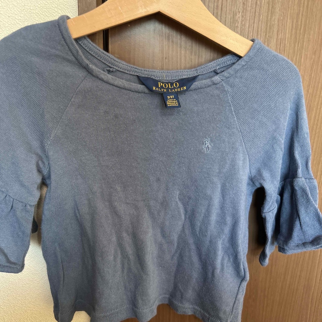 POLO RALPH LAUREN(ポロラルフローレン)のラルフローレン 3T 7分Tシャツ キッズ/ベビー/マタニティのキッズ服女の子用(90cm~)(Tシャツ/カットソー)の商品写真