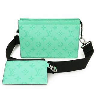 ヴィトン(LOUIS VUITTON) タイガ ショルダーバッグ(メンズ)(グリーン