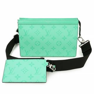 ルイヴィトン(LOUIS VUITTON)のルイ ヴィトン タイガラマ ガストン ウェアラブル 斜め掛け ショルダーバッグ モノグラムエクリプス タイガ レザー グリーン 緑 シルバー金具 M30934 箱付 LOUIS VUITTON（新品・未使用品）(ショルダーバッグ)