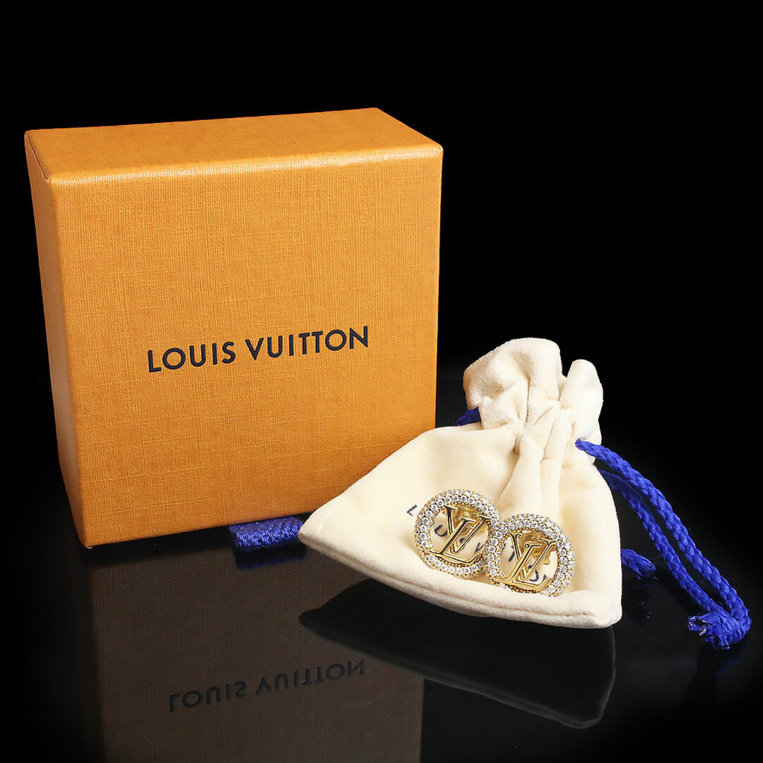 LOUIS VUITTON - ルイ ヴィトン ピアス ルイーズ バイ ナイト ゴールド