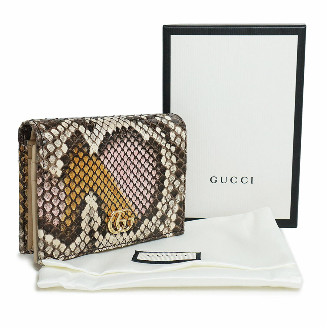 Gucci - グッチ GGマーモント カードケース コンパクト 二つ折り財布