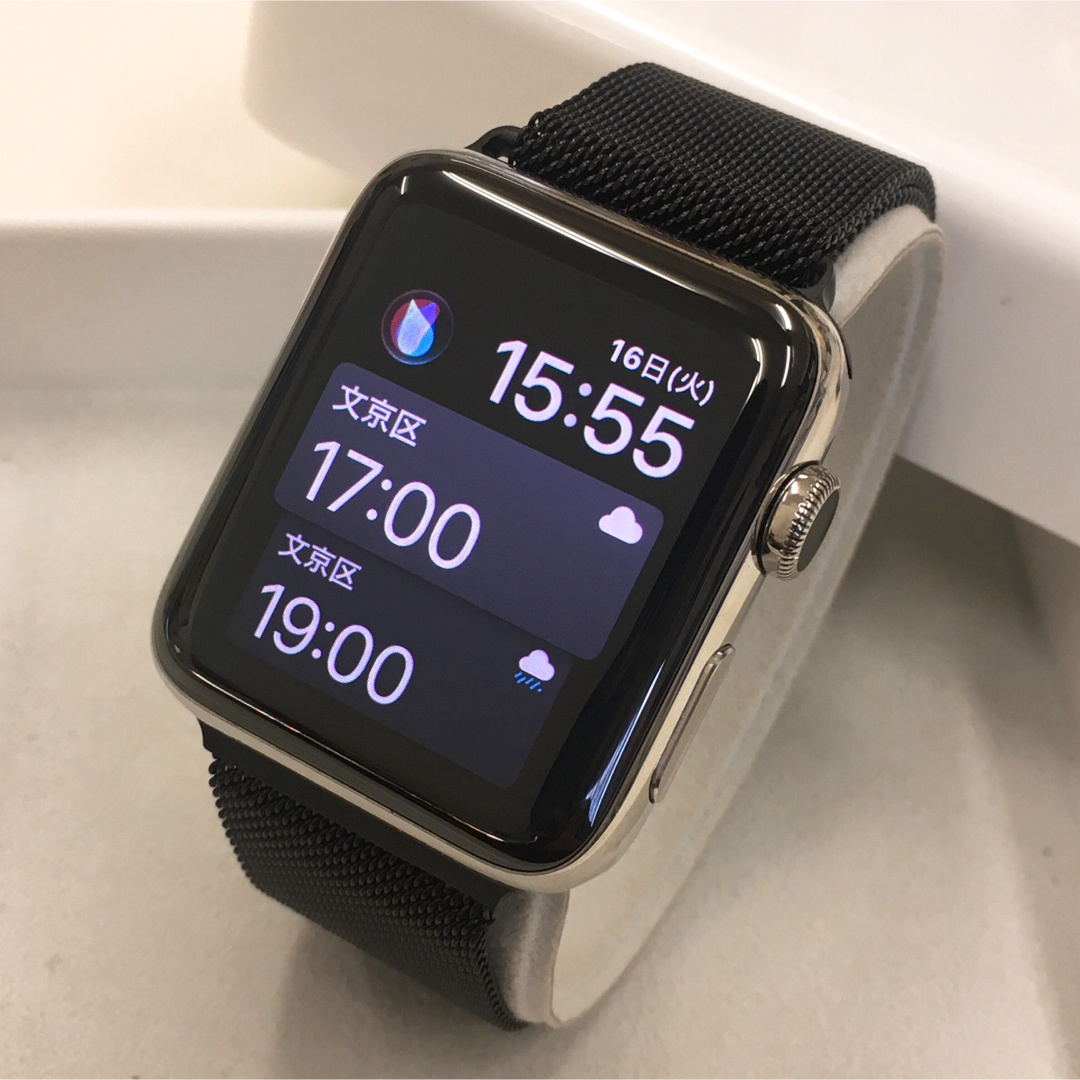 apple watch series2 アップルウォッチ 42mm ステンレス